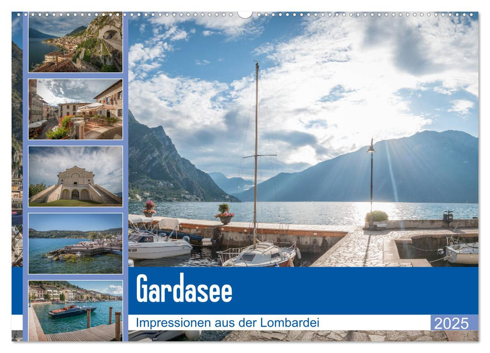 Gardasee - Impressionen aus der Lombardei (CALVENDO Wandkalender 2025)