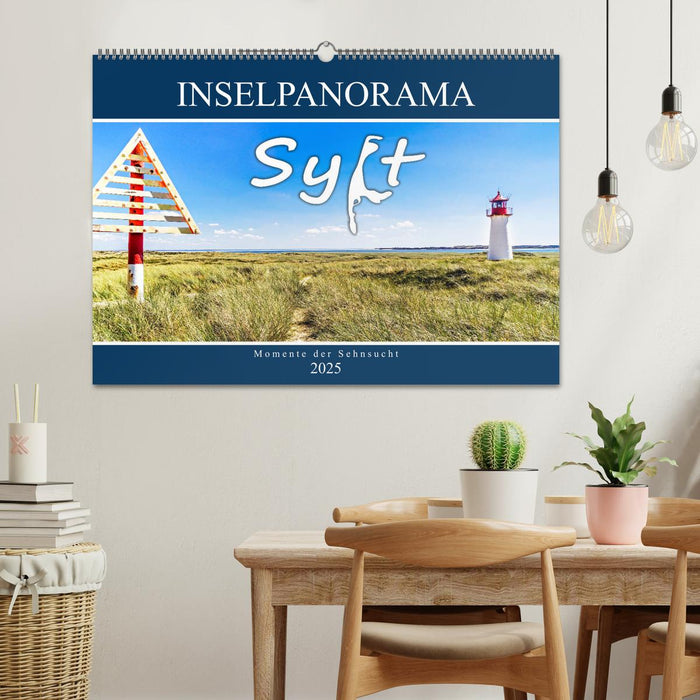 SYLT Inselpanorama (CALVENDO Wandkalender 2025)