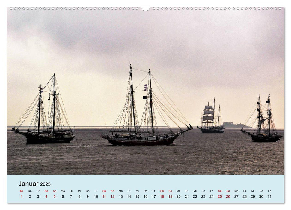 Parade der Windjammer - 2025 (CALVENDO Premium Wandkalender 2025)