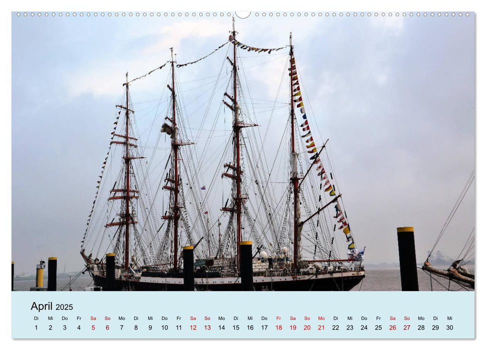 Parade der Windjammer - 2025 (CALVENDO Premium Wandkalender 2025)