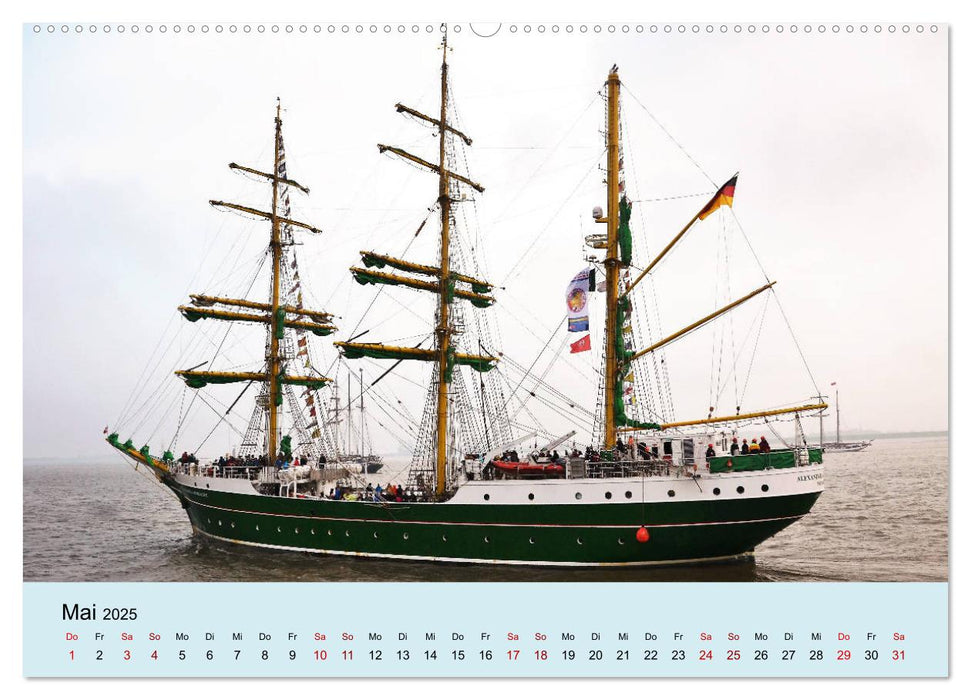 Parade der Windjammer - 2025 (CALVENDO Premium Wandkalender 2025)