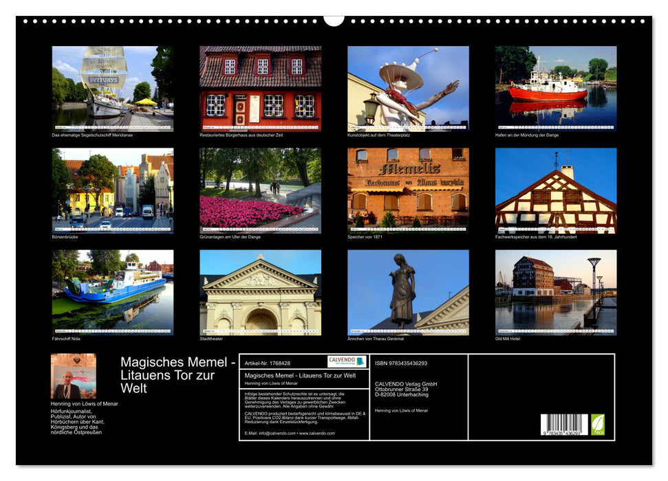 Magisches Memel - Litauens Tor zur Welt (CALVENDO Wandkalender 2025)