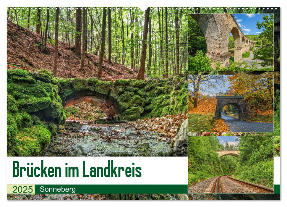 Brücken des Landkreises Sonneberg (CALVENDO Wandkalender 2025)