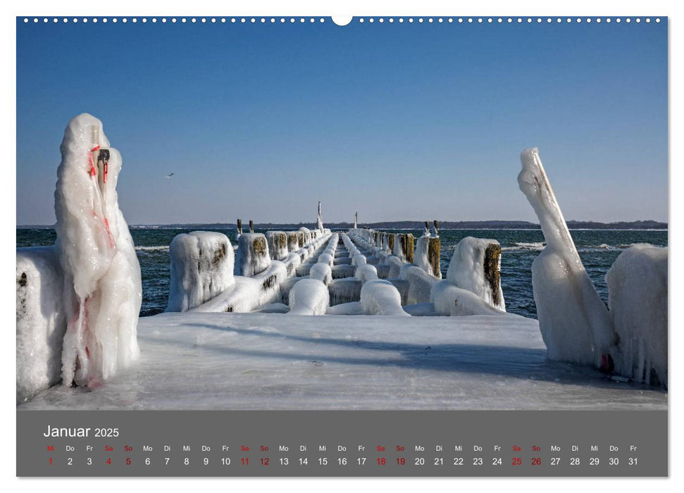 Lübecker Bucht - Travemünde - Niendorf - Timmendorf (CALVENDO Premium Wandkalender 2025)