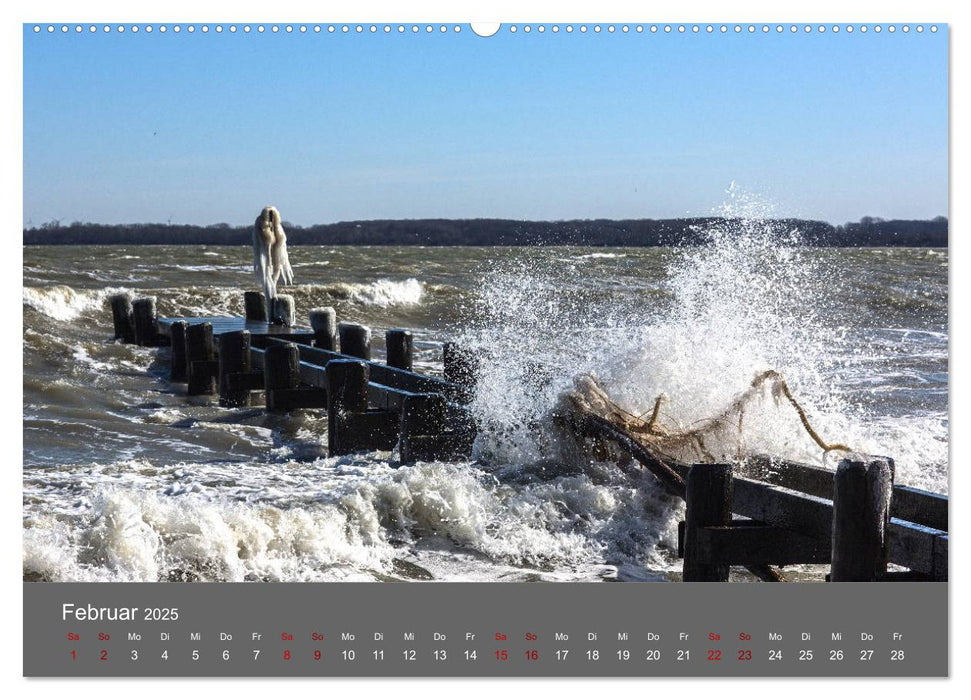 Lübecker Bucht - Travemünde - Niendorf - Timmendorf (CALVENDO Premium Wandkalender 2025)