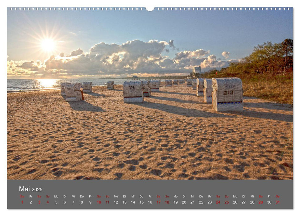 Lübecker Bucht - Travemünde - Niendorf - Timmendorf (CALVENDO Premium Wandkalender 2025)