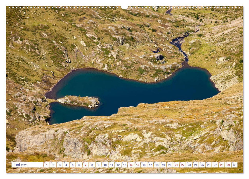 Schöne Lungauer Bergseen (CALVENDO Premium Wandkalender 2025)