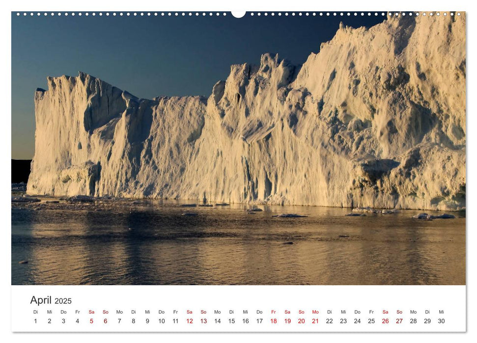 Grönland Bizarre Eiswelt um Ilulissat (CALVENDO Premium Wandkalender 2025)