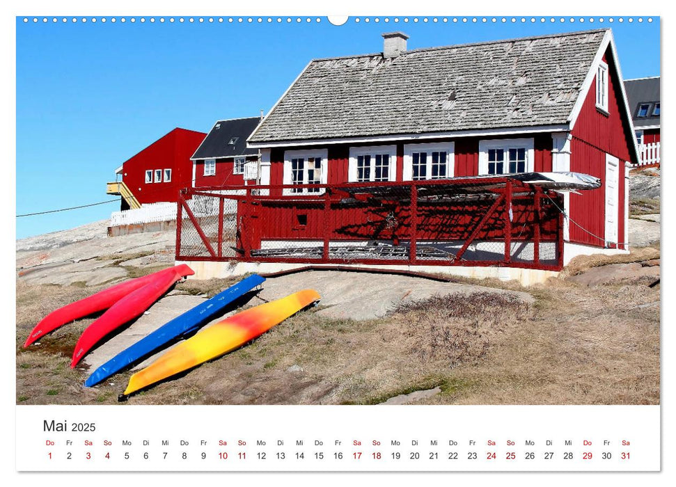 Grönland Bizarre Eiswelt um Ilulissat (CALVENDO Premium Wandkalender 2025)