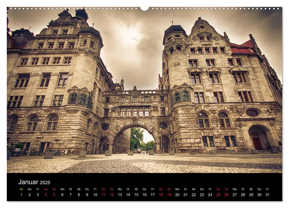 Leipzig Extremansichten (CALVENDO Wandkalender 2025)