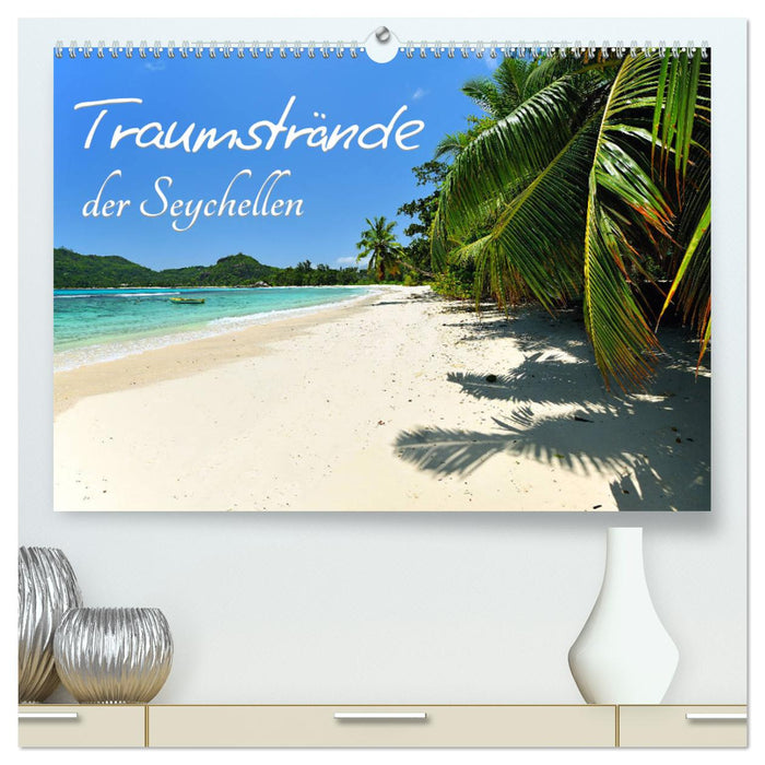 Traumstrände der Seychellen (CALVENDO Premium Wandkalender 2025)