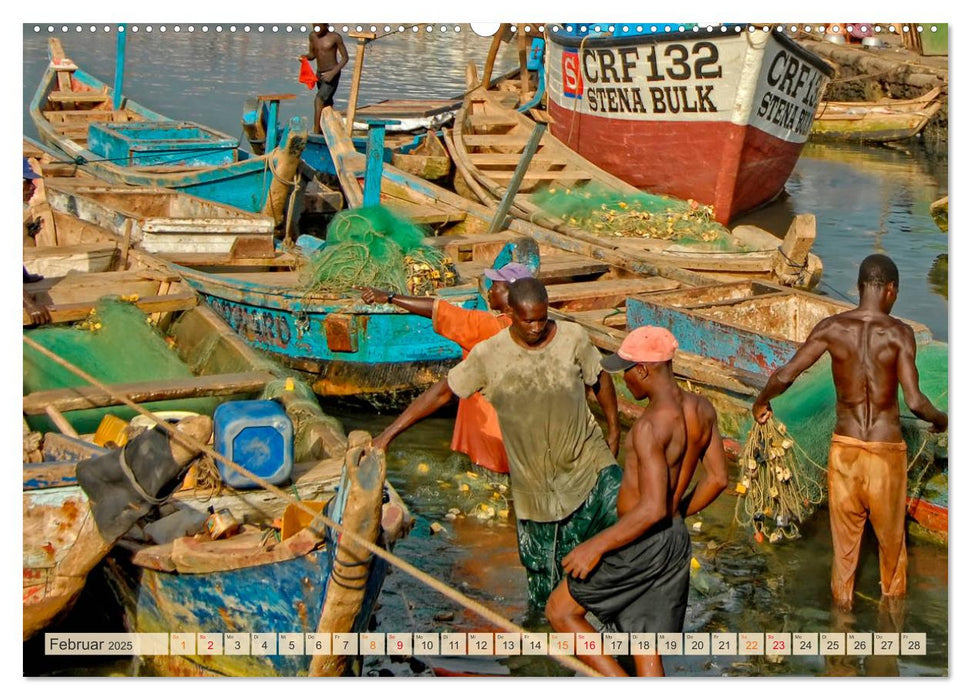 Reise durch Afrika - Ghana (CALVENDO Premium Wandkalender 2025)