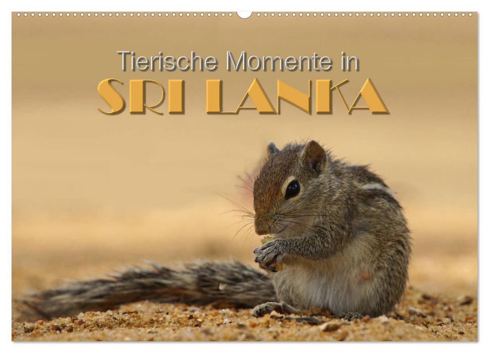 Sri Lanka - Tierische Momente (CALVENDO Wandkalender 2025)