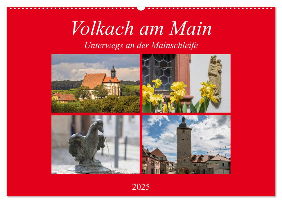 Volkach am Main (CALVENDO Wandkalender 2025)