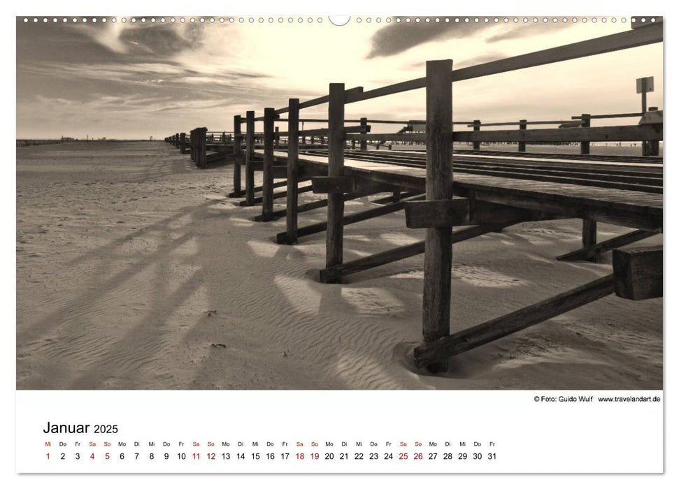 Sankt Peter-Ording. Ein Traum an der Nordsee (CALVENDO Wandkalender 2025)