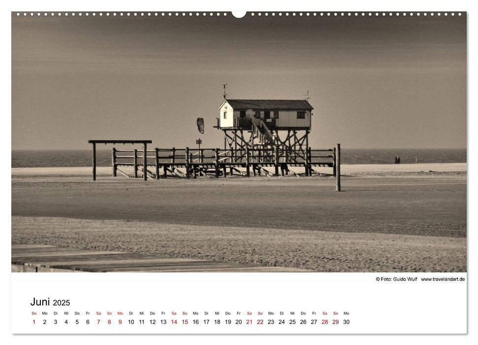 Sankt Peter-Ording. Ein Traum an der Nordsee (CALVENDO Wandkalender 2025)