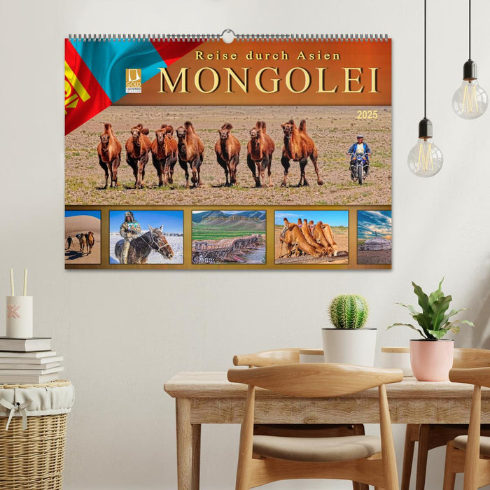 Reise durch Asien - Mongolei (CALVENDO Wandkalender 2025)