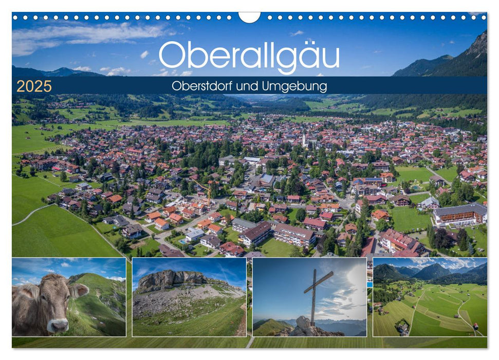 Oberallgäu - Oberstdorf und Umgebung (CALVENDO Wandkalender 2025)