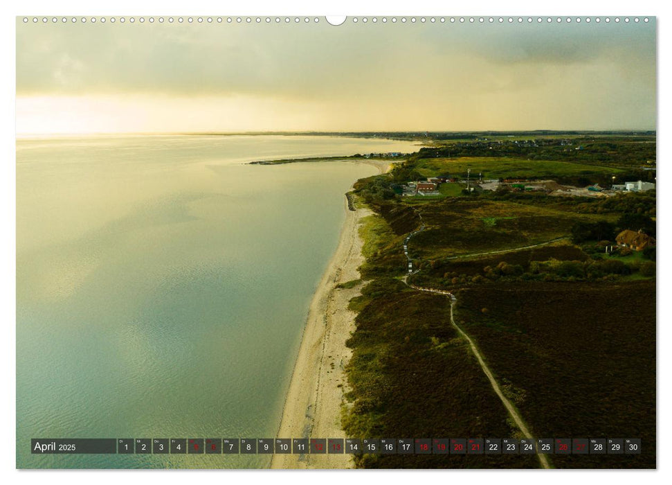 Ein Blick auf die Nordseeinsel Sylt (CALVENDO Wandkalender 2025)