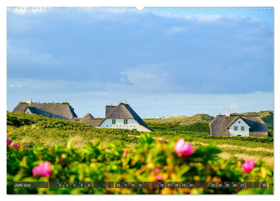 Ein Blick auf die Nordseeinsel Sylt (CALVENDO Wandkalender 2025)