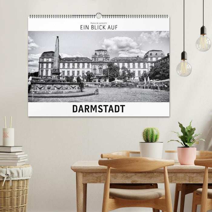 Ein Blick auf Darmstadt (CALVENDO Wandkalender 2025)