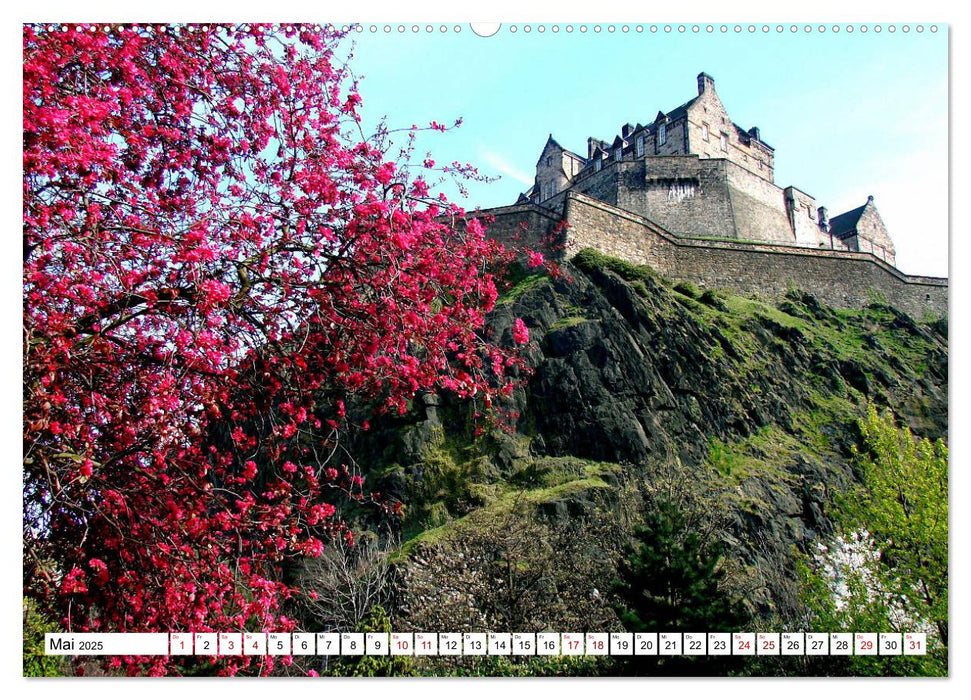 City of Edinburgh - Schottlands prachtvolle Hauptstadt (CALVENDO Premium Wandkalender 2025)