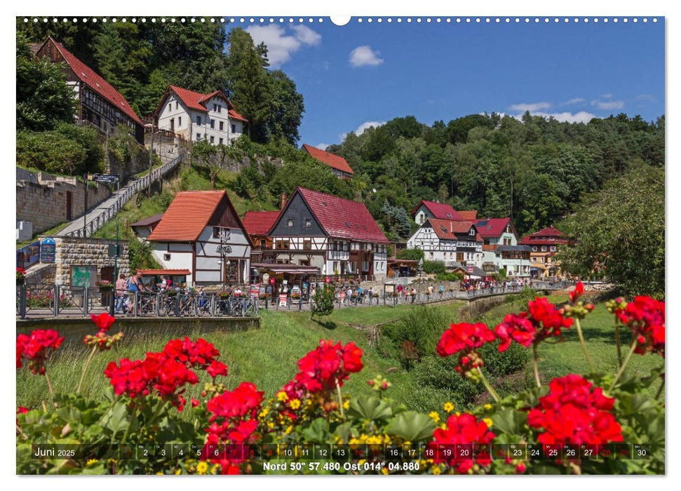 Traumziele in Sachsen (CALVENDO Premium Wandkalender 2025)