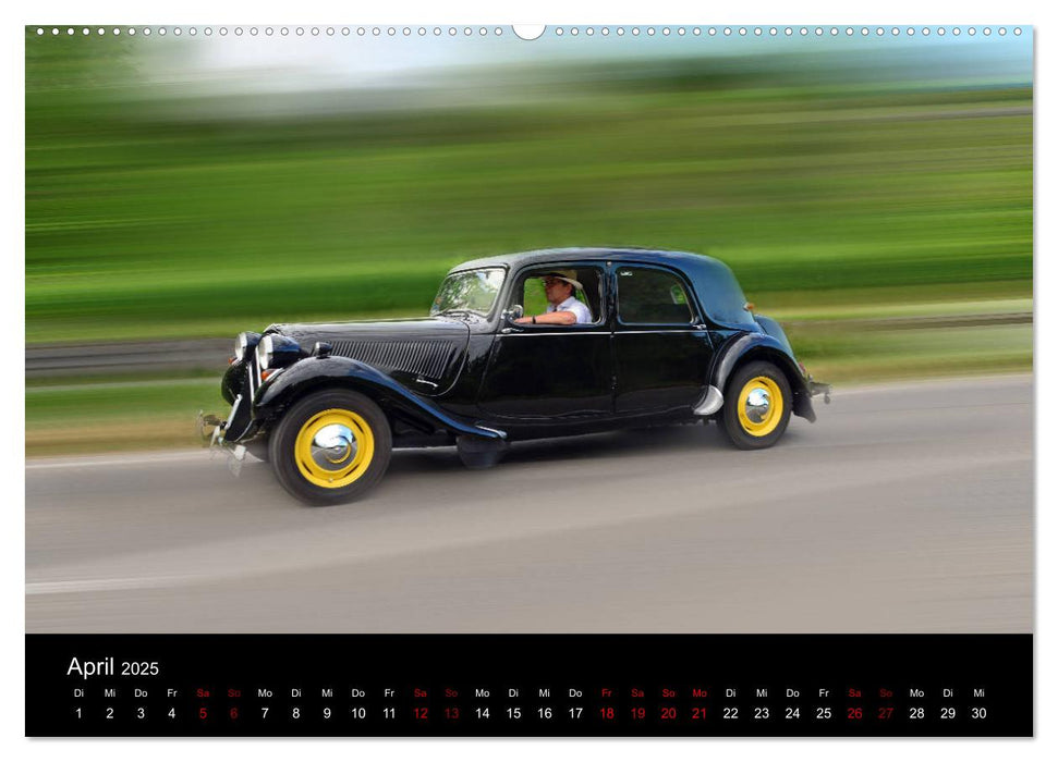 Citroën 11CV Traction Avant (CALVENDO Premium Wandkalender 2025)