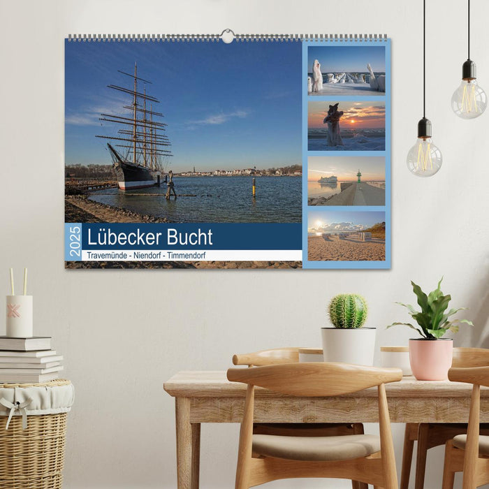 Lübecker Bucht - Travemünde - Niendorf - Timmendorf (CALVENDO Wandkalender 2025)