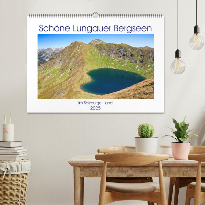 Schöne Lungauer Bergseen (CALVENDO Wandkalender 2025)