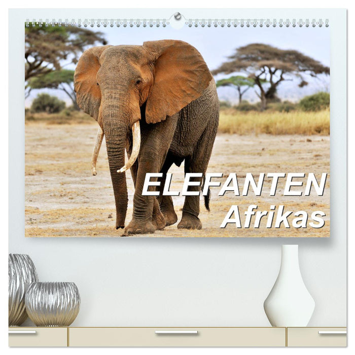 Elefanten Afrikas (CALVENDO Premium Wandkalender 2025)