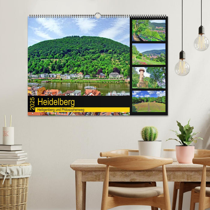 Heidelberg - Heiligenberg und Philosophenweg (CALVENDO Wandkalender 2025)