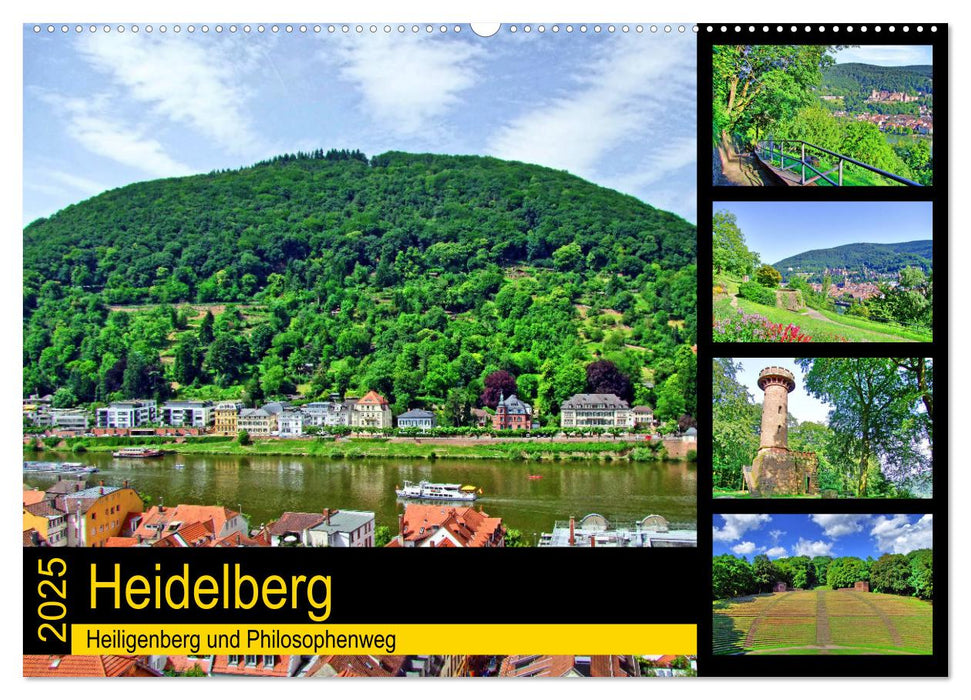 Heidelberg - Heiligenberg und Philosophenweg (CALVENDO Wandkalender 2025)