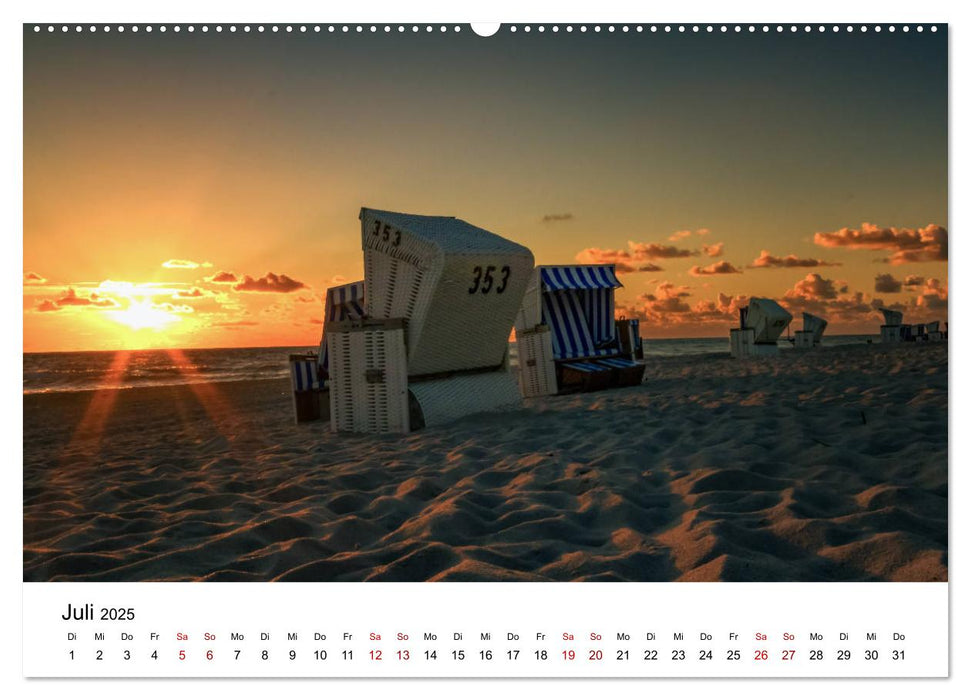 Ein Sommer auf Sylt (CALVENDO Premium Wandkalender 2025)