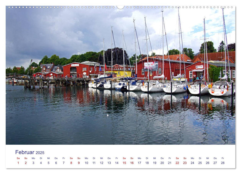 Radtouren ab Eckernförde (CALVENDO Premium Wandkalender 2025)