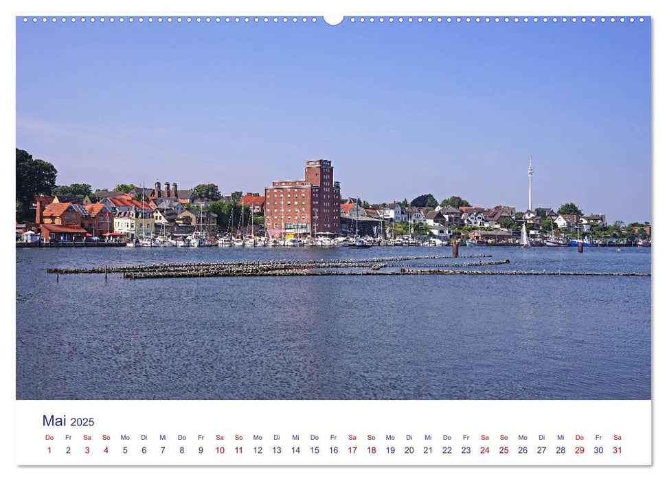 Radtouren ab Eckernförde (CALVENDO Premium Wandkalender 2025)