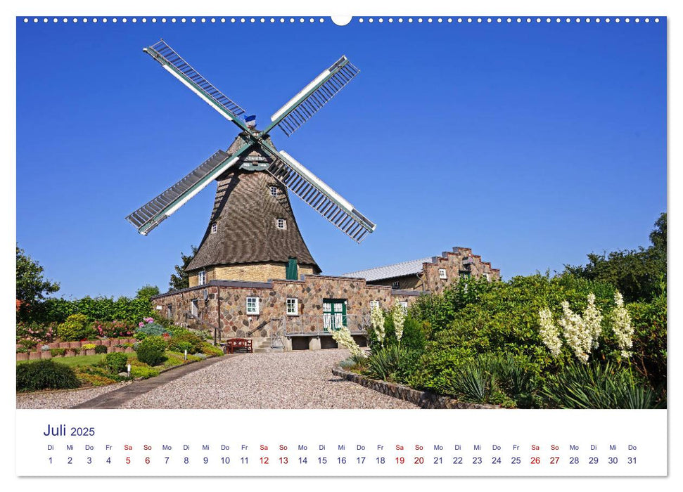 Radtouren ab Eckernförde (CALVENDO Premium Wandkalender 2025)