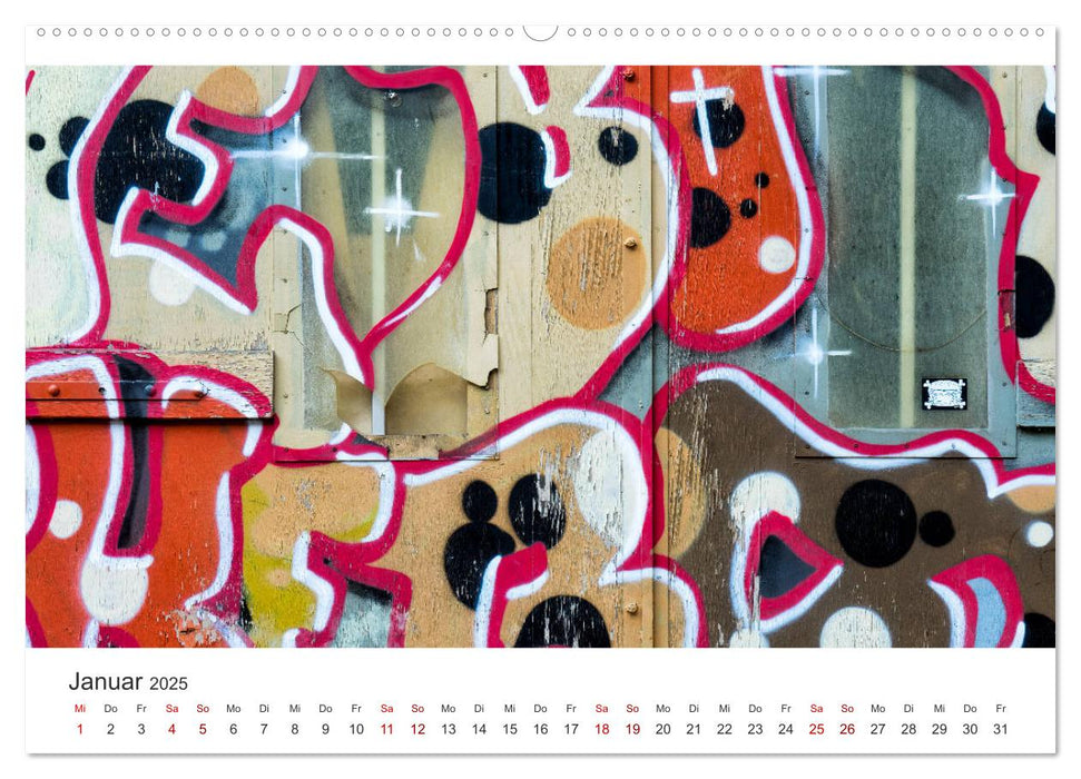 Türen im Schanzenviertel Hamburg (CALVENDO Wandkalender 2025)