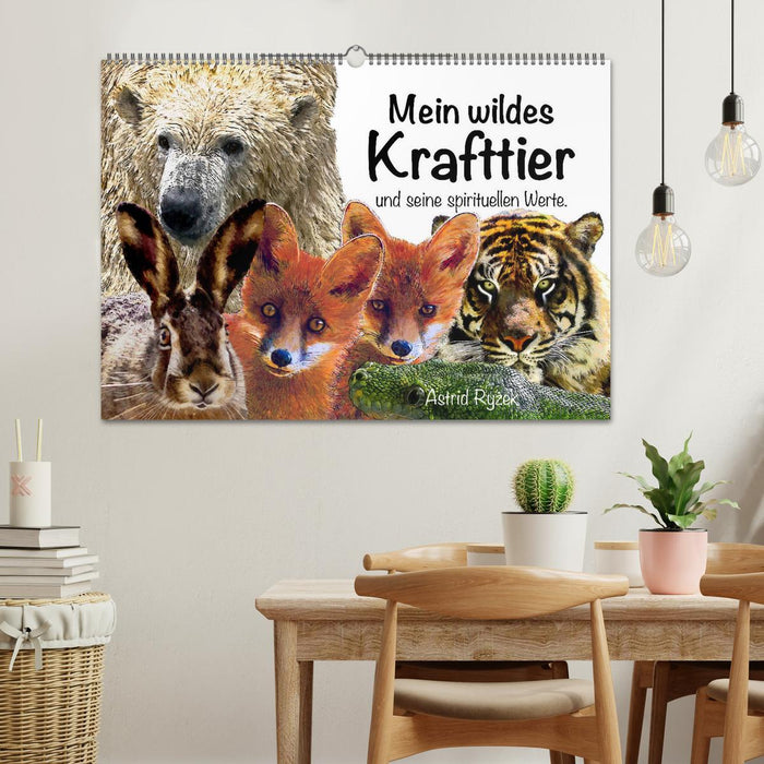 Mein wildes Krafttier und seine spirituellen Werte. (CALVENDO Wandkalender 2025)