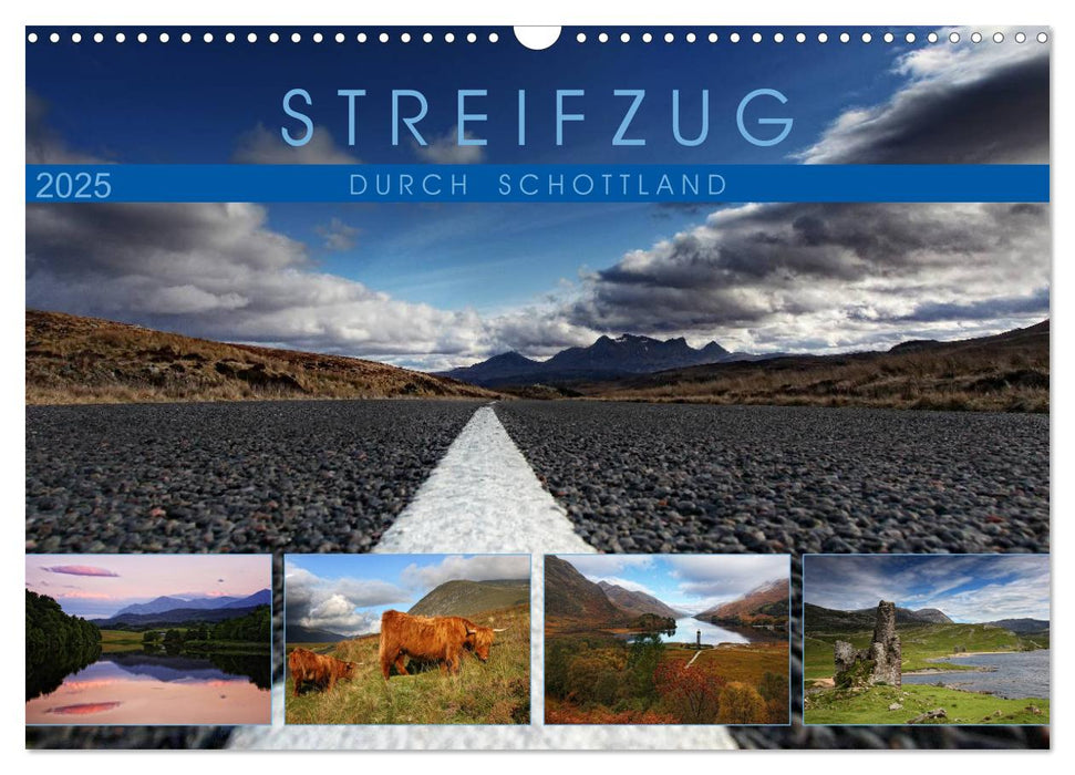 Streifzug durch Schottland (CALVENDO Wandkalender 2025)