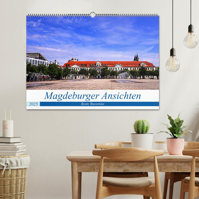 Magdeburger Ansichten (CALVENDO Wandkalender 2025)