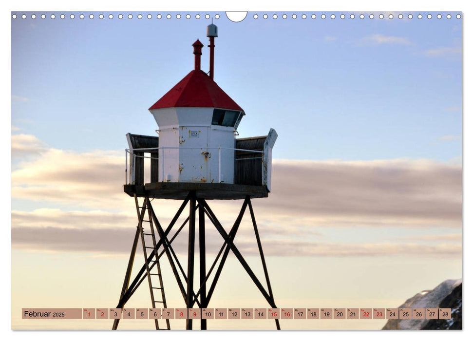 Hurtigruten - Unterwegs mit dem Postschiff (CALVENDO Wandkalender 2025)