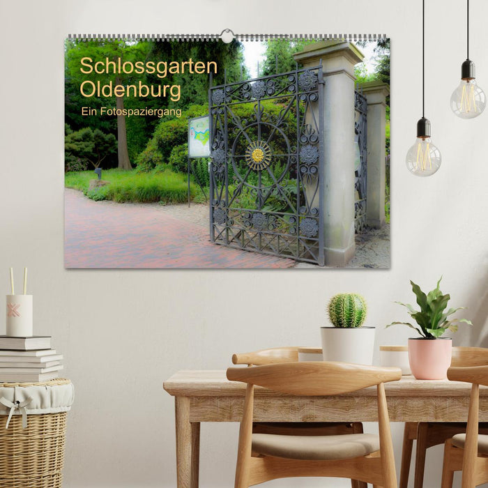 Schlossgarten Oldenburg. Ein Fotospaziergang (CALVENDO Wandkalender 2025)