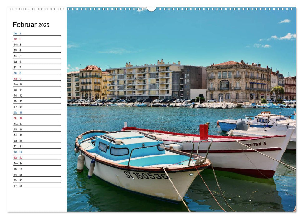 Sète - Das Venedig des Languedoc (CALVENDO Premium Wandkalender 2025)