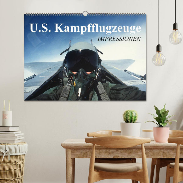 U.S. Kampfflugzeuge. Impressionen (CALVENDO Wandkalender 2025)