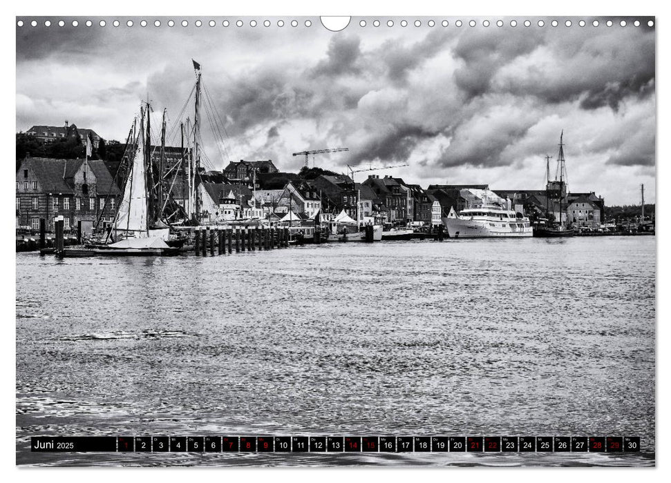 Ein Blick auf Flensburg (CALVENDO Wandkalender 2025)