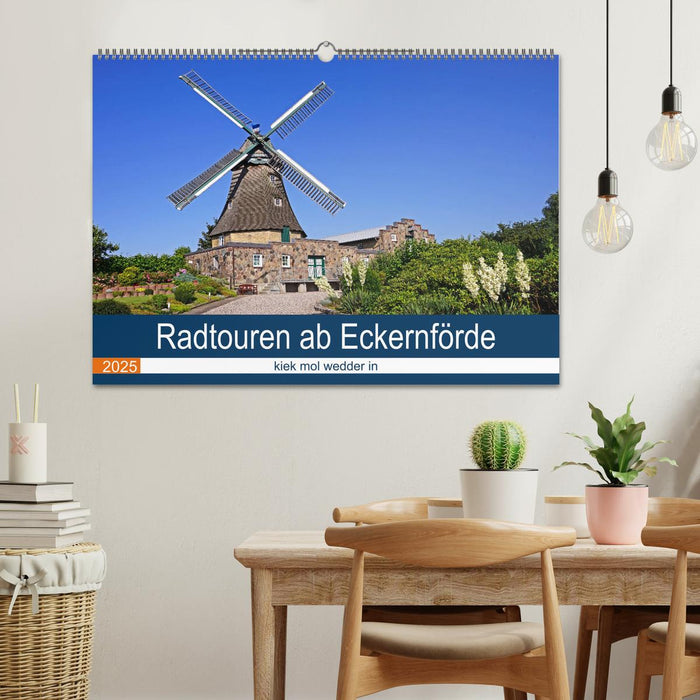 Radtouren ab Eckernförde (CALVENDO Wandkalender 2025)