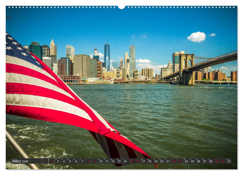 Stadtansichten New York (CALVENDO Premium Wandkalender 2025)