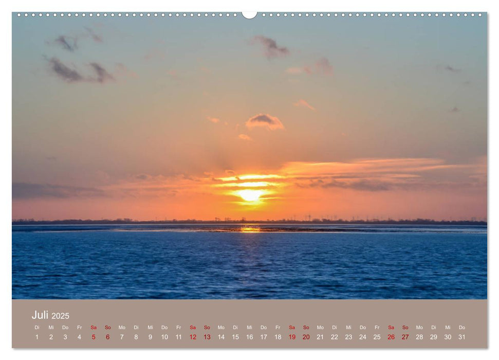 Wilhelmshaven - Sonne, Küste und Meer (CALVENDO Premium Wandkalender 2025)