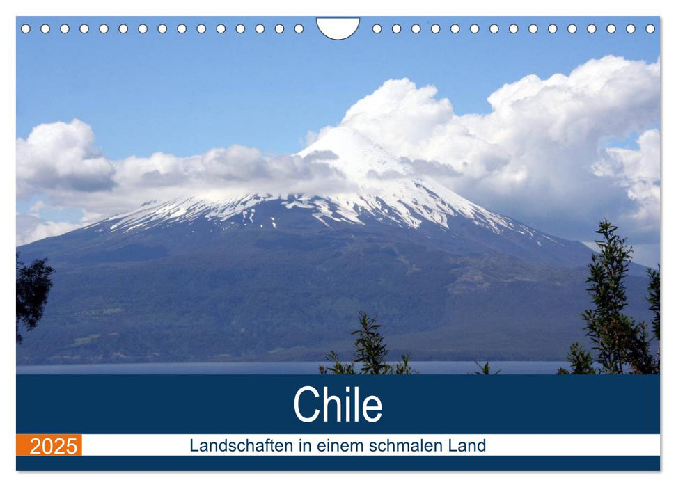 Chile - Landschaften in einem schmalen Land (CALVENDO Wandkalender 2025)